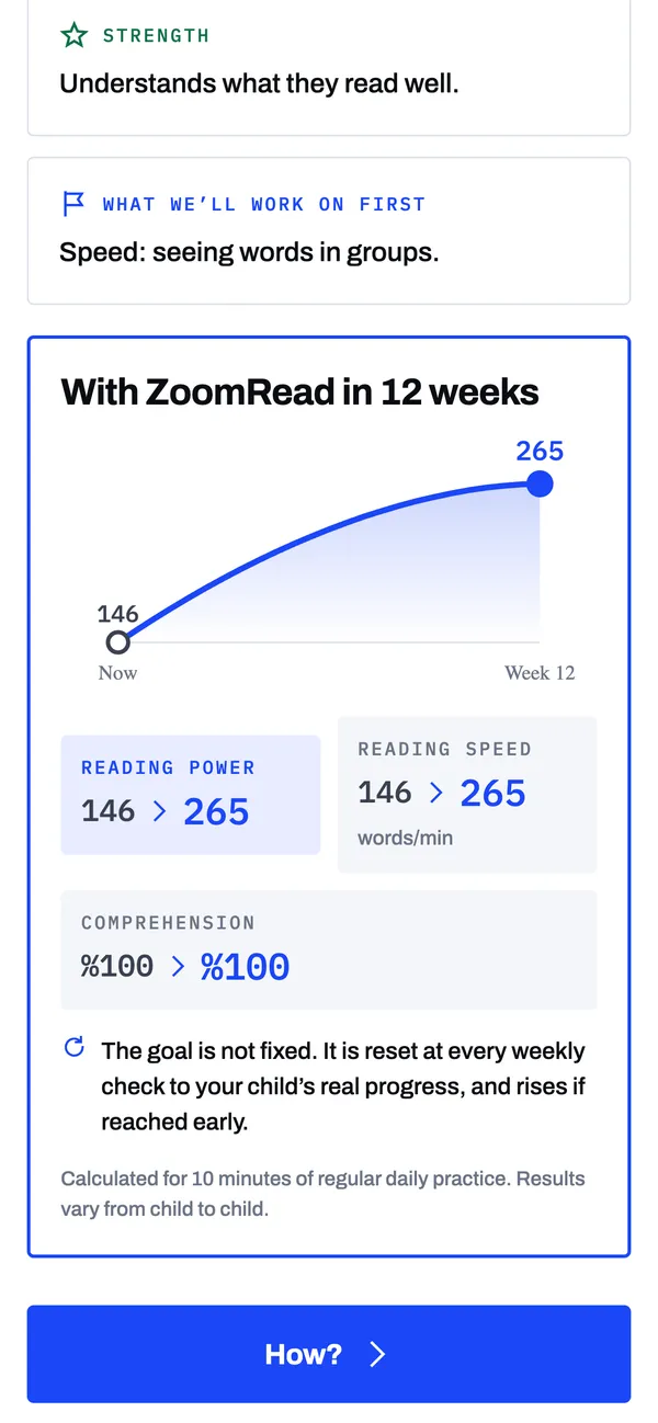 A 12-week personal goal