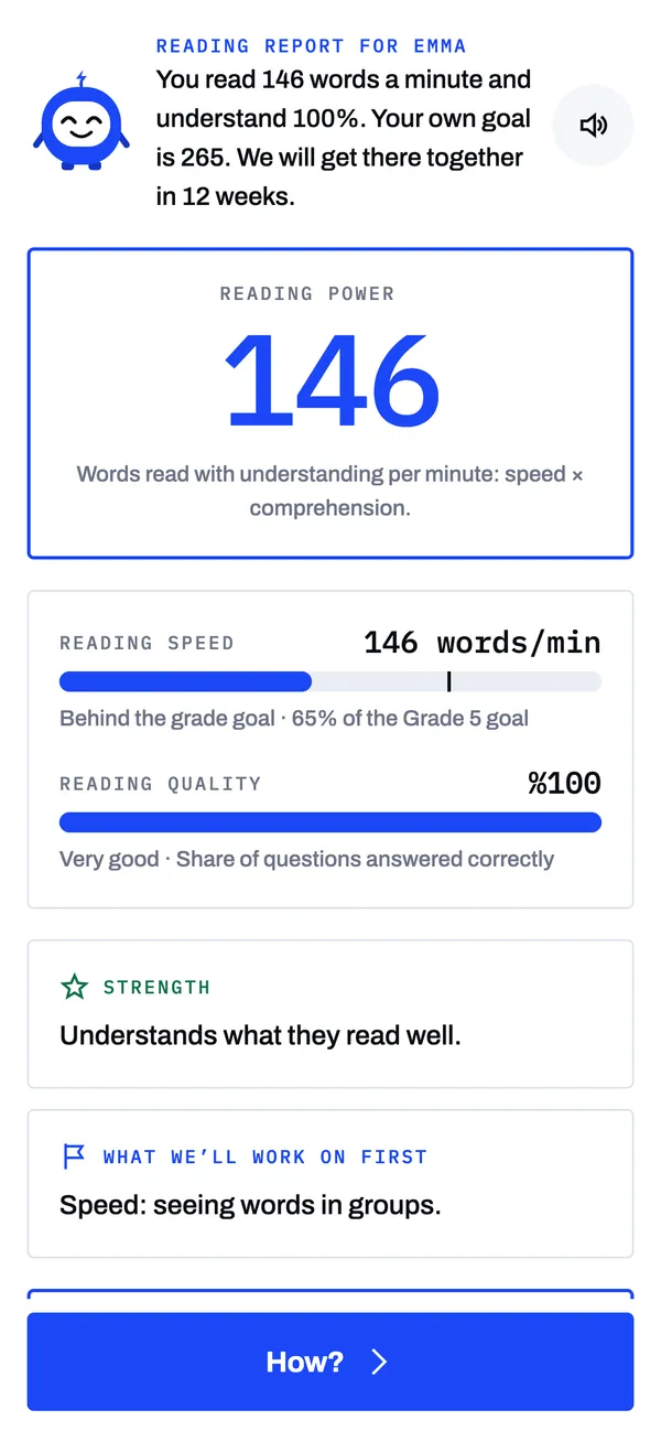 Reading report