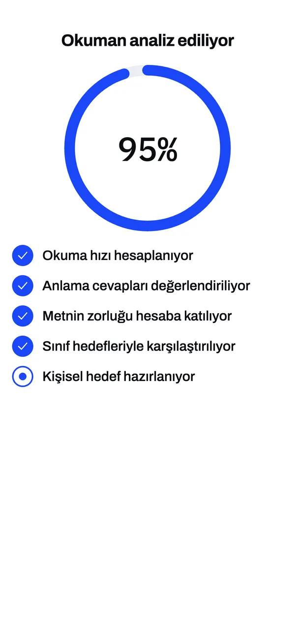 Okuma analiz edilir